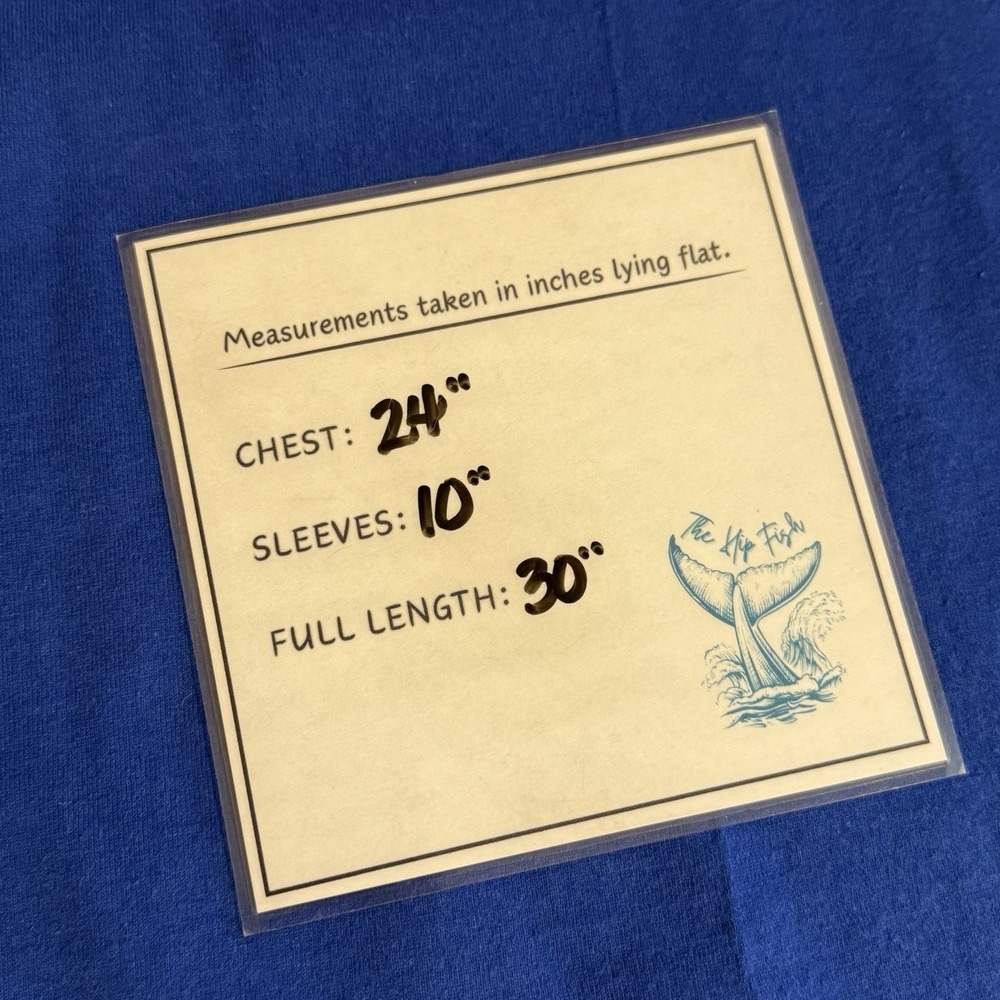Vintage 90s Jerzees Shirt Unisex Size XL July 4th Eagle Blue T-Shirt Made In USA - Picture 4 of 5